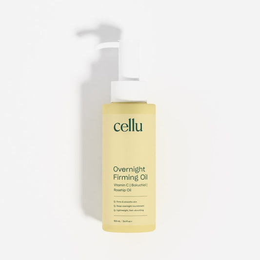 Overnight Firming Oil, With Vitamin C Rosehip Oil, 3.4 Fl Oz | For Hydration, Smoothness and Radiant-Looking Skin