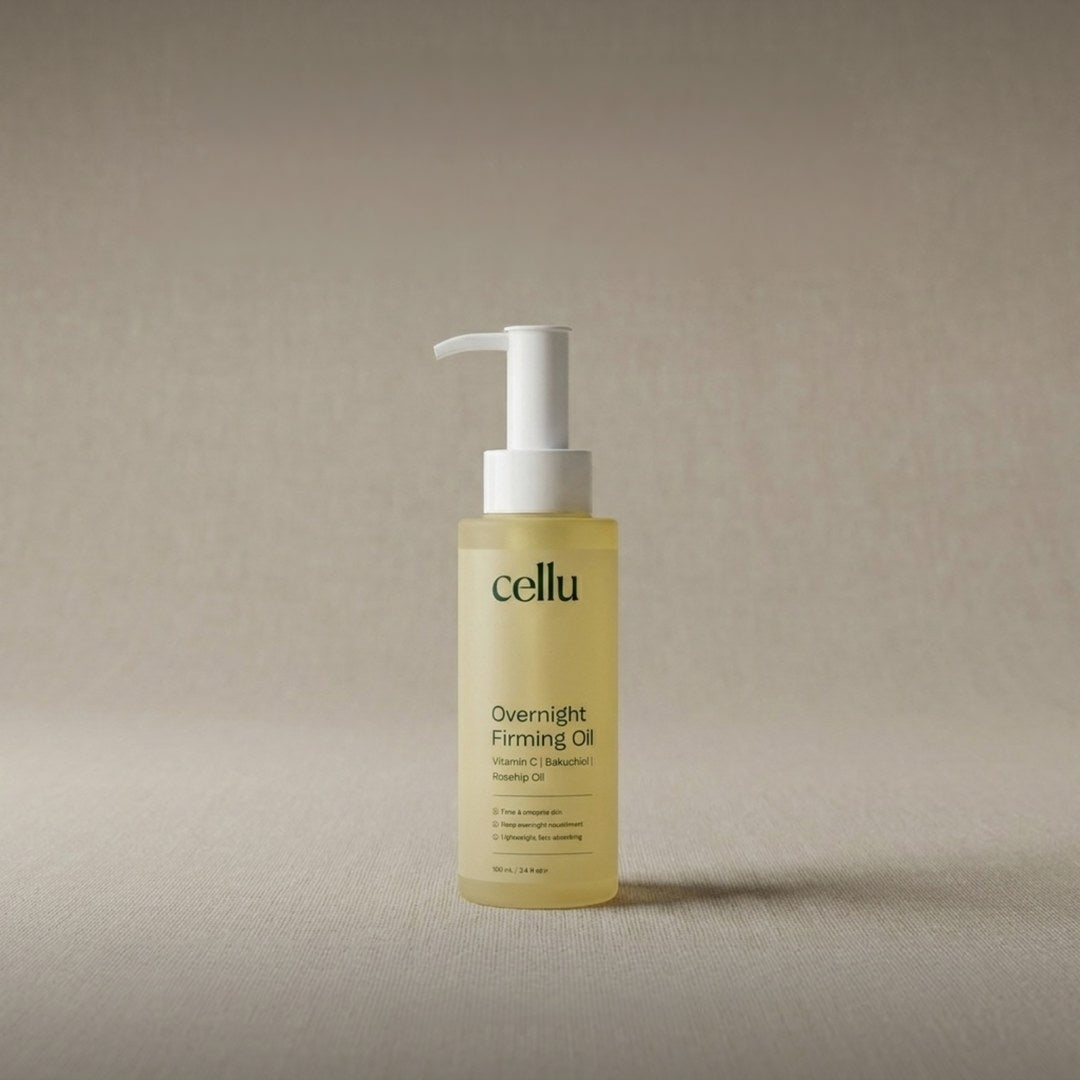 Overnight Firming Oil, With Vitamin C Rosehip Oil, 3.4 Fl Oz | For Hydration, Smoothness and Radiant-Looking Skin